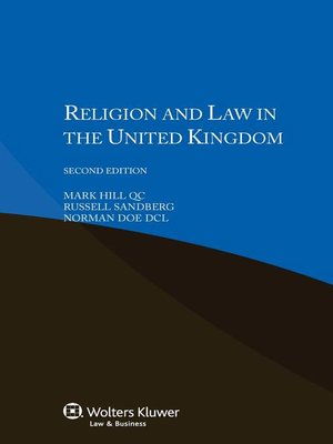 cover image of Religion and Law in the United Kingdom